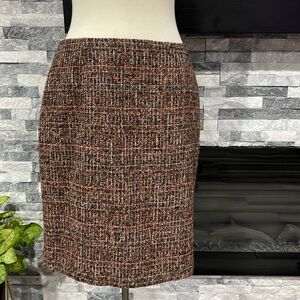 Evan Picone  Women’s Size 8 Tweed Knee Length Career Pencil Skirt
